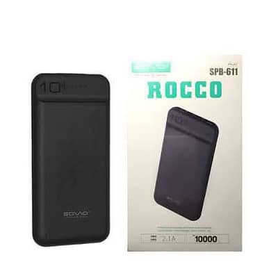 Rocco 10000mh new sealed box pack power bank