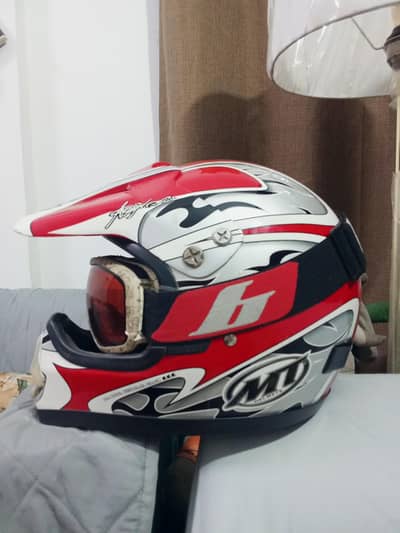 M. T  motocross helmet for sale