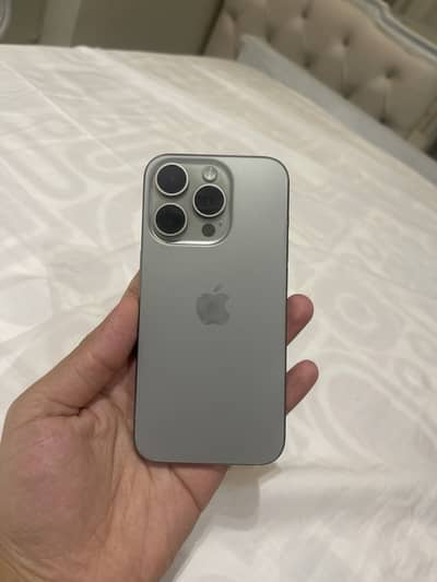 iPhone 15 Pro 256GB Natural Titanium-Non-PTA-88%-LIKE NEW
