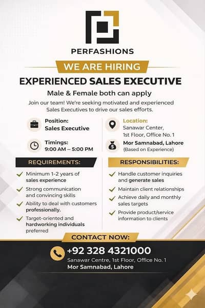 Sales Executive Required | Sales Jobs | Jobs