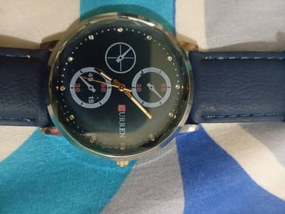 Mens Curren Navy Blue Watch