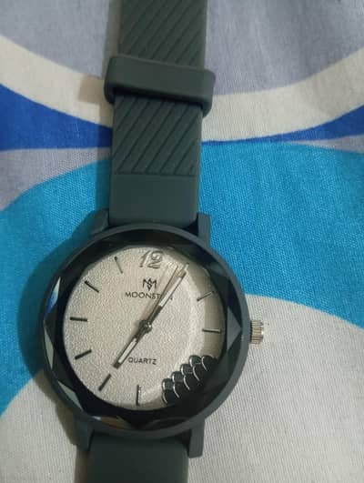 Mens and kids Moonston Watches. Grey and Black color.