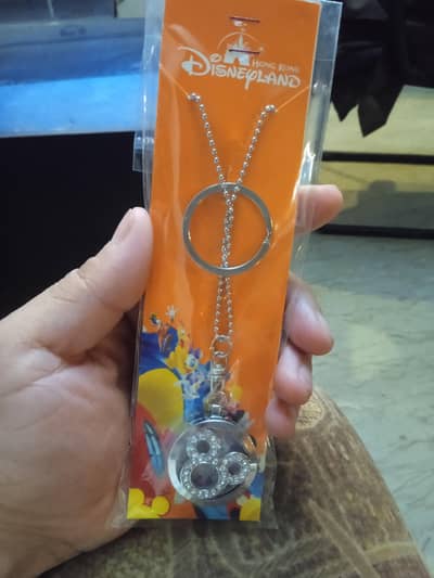 Original Disney Mickey Mouse Keychain Pocket Watch - Collectible