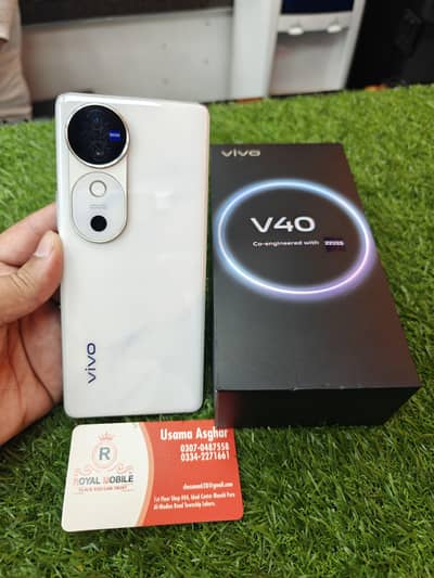 Vivo v40 12/256 pta approver complete box accessoriws available