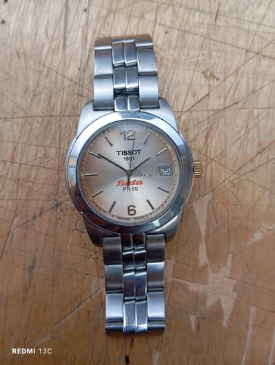 vintage Tissot pr 50 with bata logo.