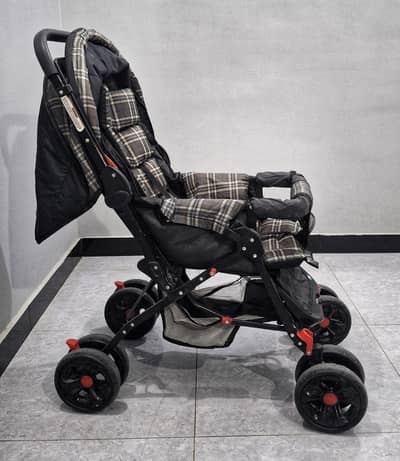 Baby care foldable stroller