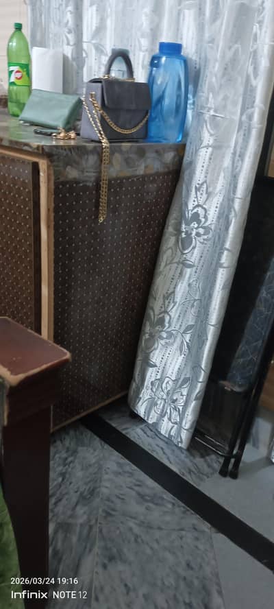 wooden caben for books and other things