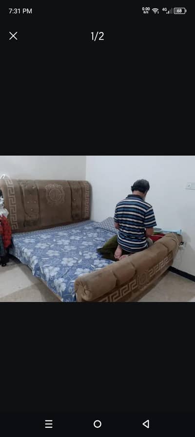 Double Bed with mattress