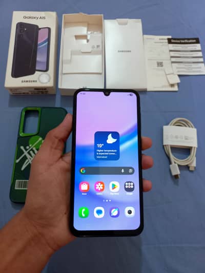 Samsung A15 Complete Box Like New