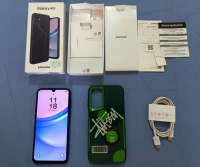 Samsung A15 Complete Box like new