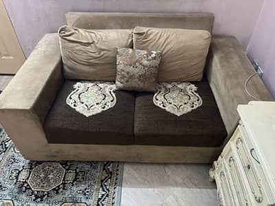3/2 seater sofa set with wooden table