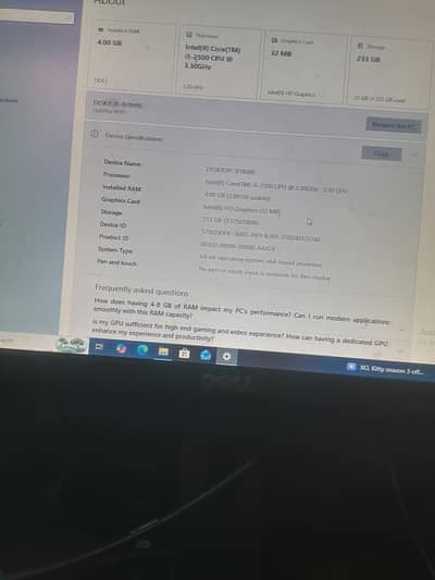 Hp computer i5 2nd gen