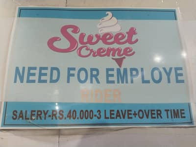 rider and order taker jobs