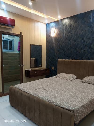 1BHK Fully Furnished Flat available For Rent In Block H-3 Johar Town Lahore