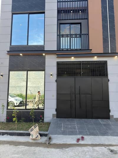 5 Marla Double Storey House For Sale Brand New Home Ideal And Hot Loction Carpet Road Water Electricity Available 3D Ultra Model Design Spanish Look Furnished Home With Wood Work Gated Society 24 Hour Security Guard Near Sozo Water Park Near Canal Road Registry Intqal Bank Finance Available