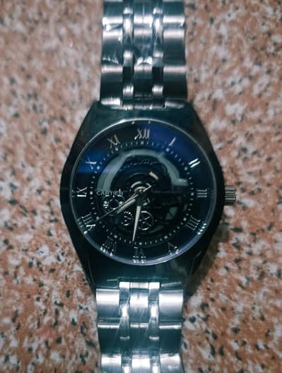 luxury skeleton dial with stainless steel And premium quality