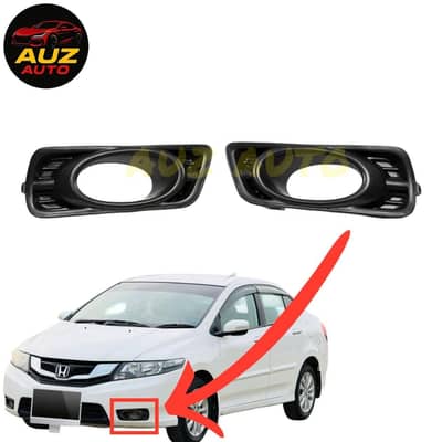 Honda City 2015-2021 Fog Lamp Cover (Left + Right Pair)