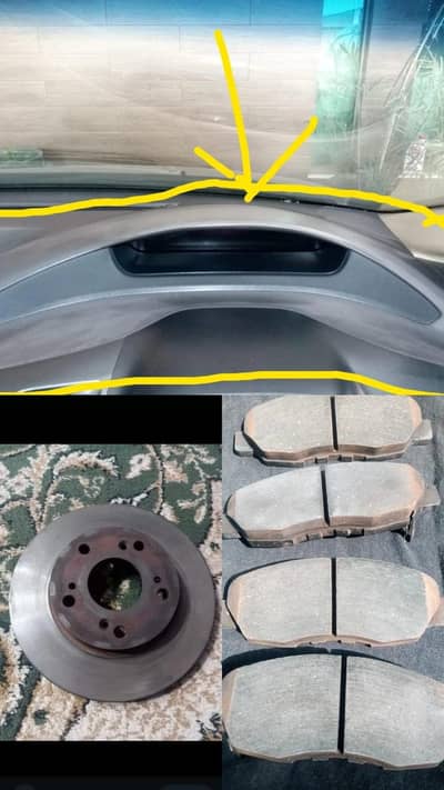 Honda Civic Reborn 2 Disks, 4 Disk Pads and Dashboard Pad