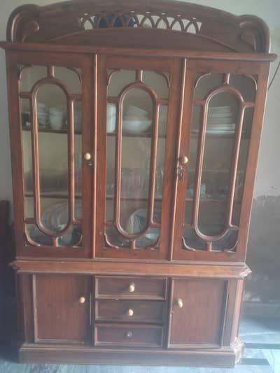 Pure wooden showcase