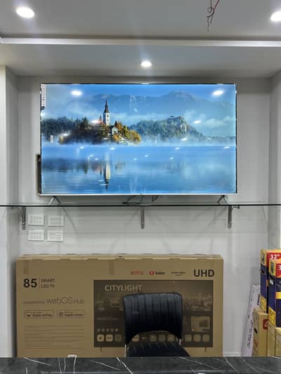 55. INCH. Q. LED TV NEW BOX PACK 3. YEAR WARRANTY. O3228O83O6O