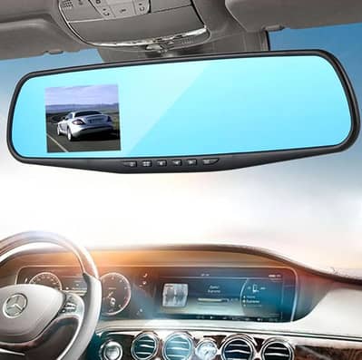 Auto 2.8 inch rearview camera Display Vehicle DVR, 140 Degree