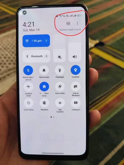 oppo f 21 pro 4g 8gb 128 gb with his box no charger