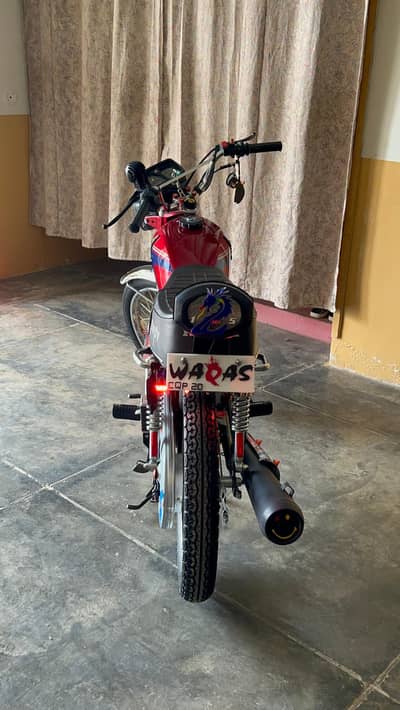 HONDA 125 FOR SALE 20 MODEL ISLAMABAD NUMBER 20 FULL DOUBLE SAMAN .