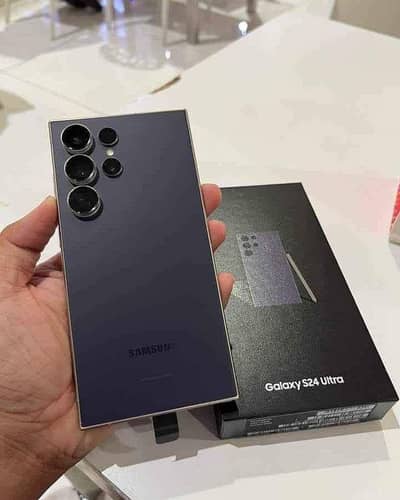 SAMSUNG GALAXY S24 ULTRA 12 512 WITH BOX DUAL SIM PLUS ESIM NON ACTIVE