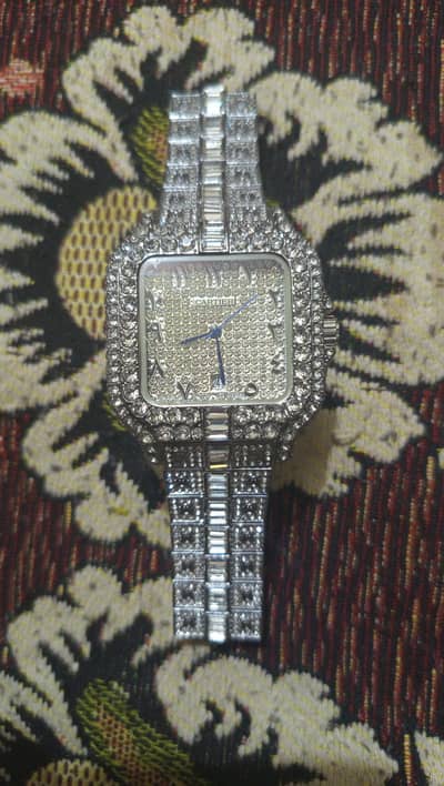 Iced-Out Cartier-Style Watch – 74.99 Durham