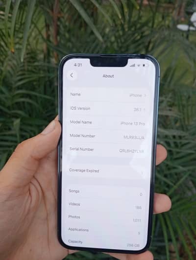 Iphone 13 pro PTA approved 256GB