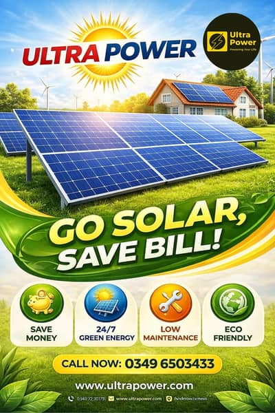  Go Solar, Save Your Electricity Bill !