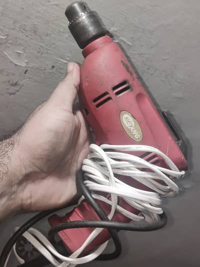 drill machine and 4inch angle grinder