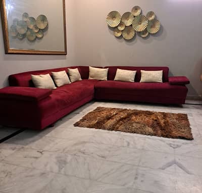 Sleek and space saving L shape Sofa