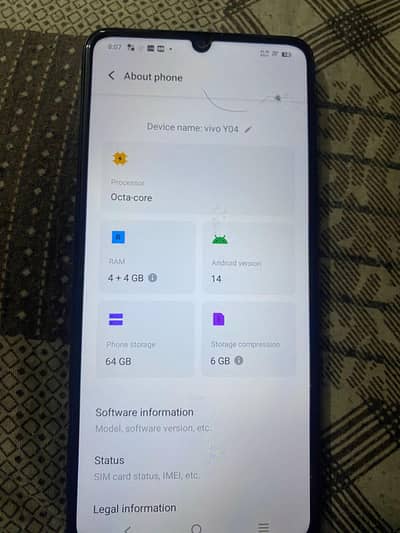 Vivo yo4 4+4/64 without box. condition 1o/1o