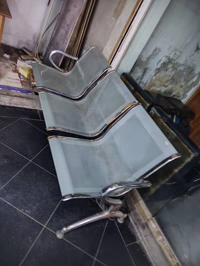 3 seater waiting chair