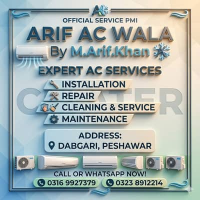 Arif AC Wala: Peshawar Ki Best AC Service 