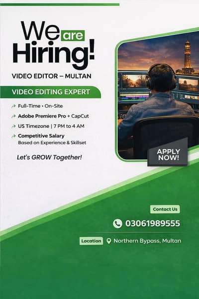 Video Editor Adobe Premiere & capcut pro Expert