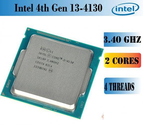 Intel core i3 4130 (4th gen) processor 0