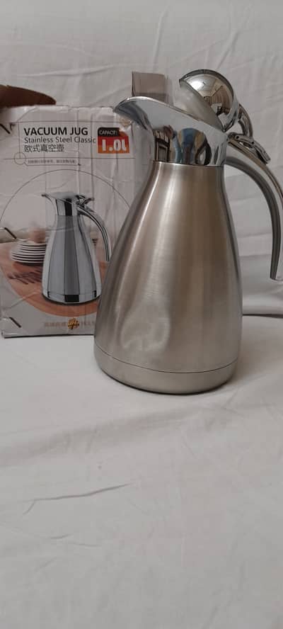 Stainless Steel Thermos Flask 1L | Hot & Cold Vacuum Jug