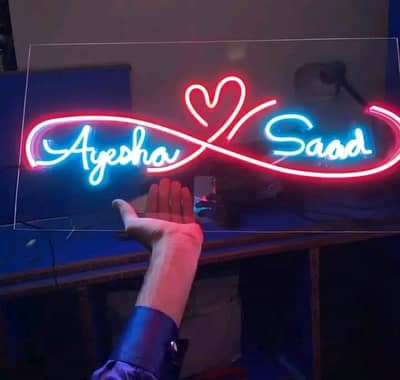 Neon sign board,Acrylic sign board, 3d sign board, Neon stripe