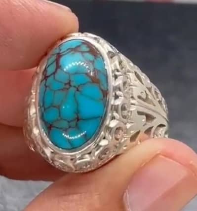 very beautiful spider web feroza. unheated and untreated.