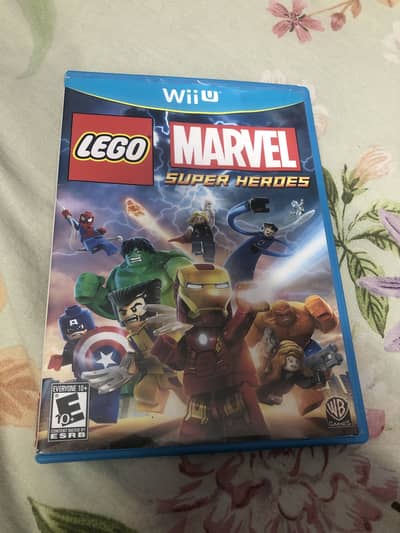Wii U Lego Marvel Super Heroes video game disc