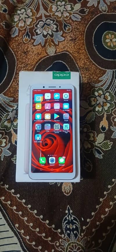 Oppo a83 with charger with hand free box