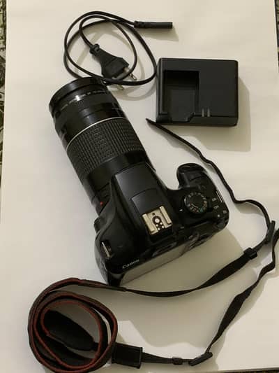 Canon EOS 1300D DSLR with 2 Lenses (18-55mm + 75-300mm) for Sale