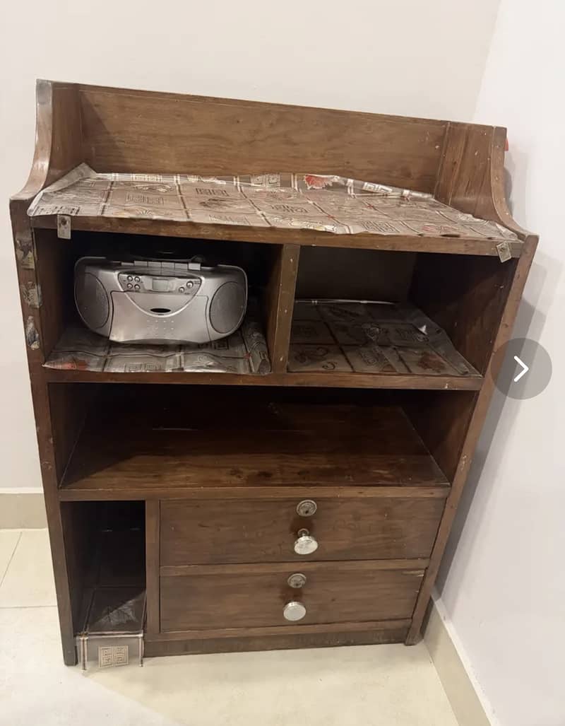 Bed with side table 2