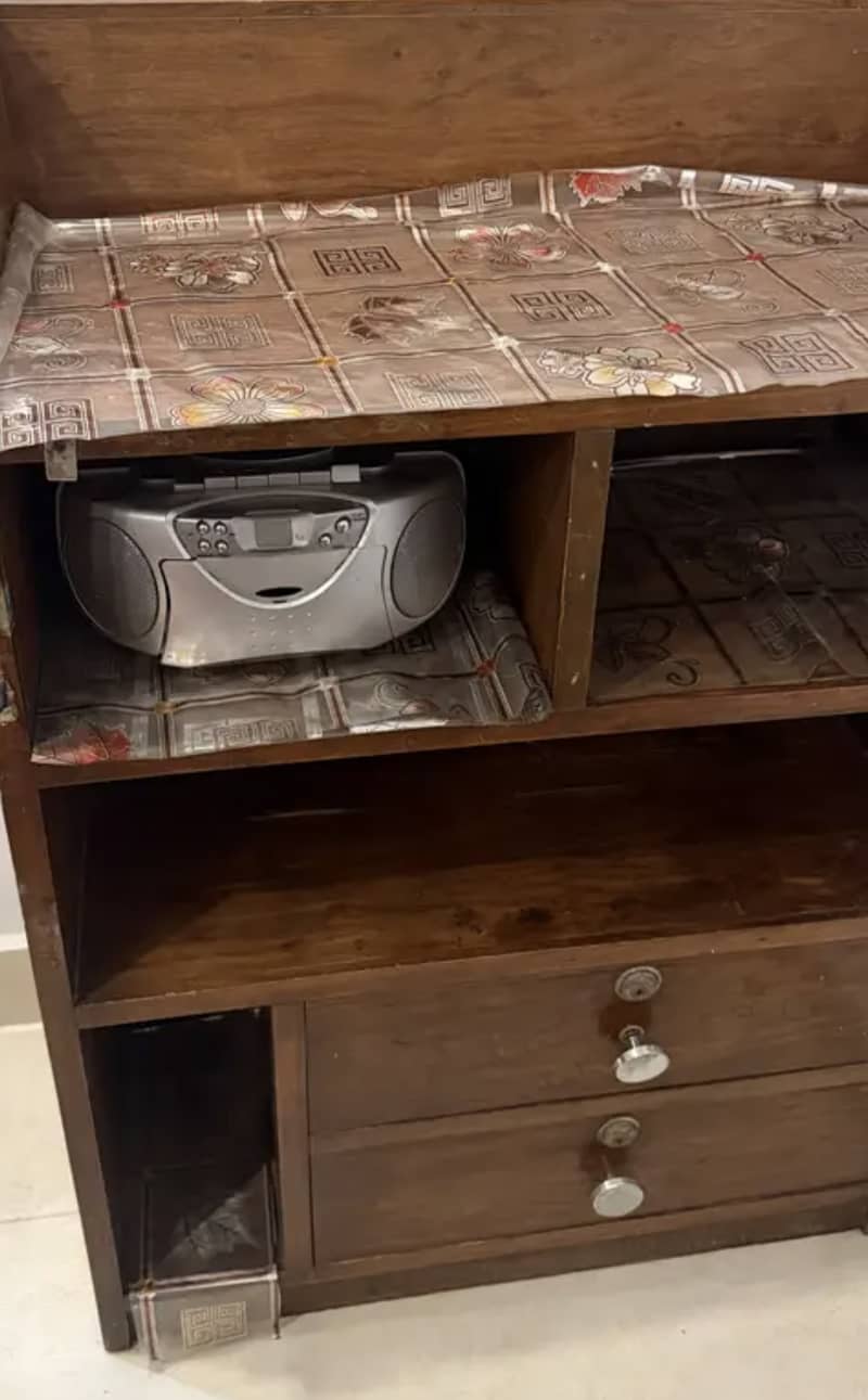 Bed with side table 3