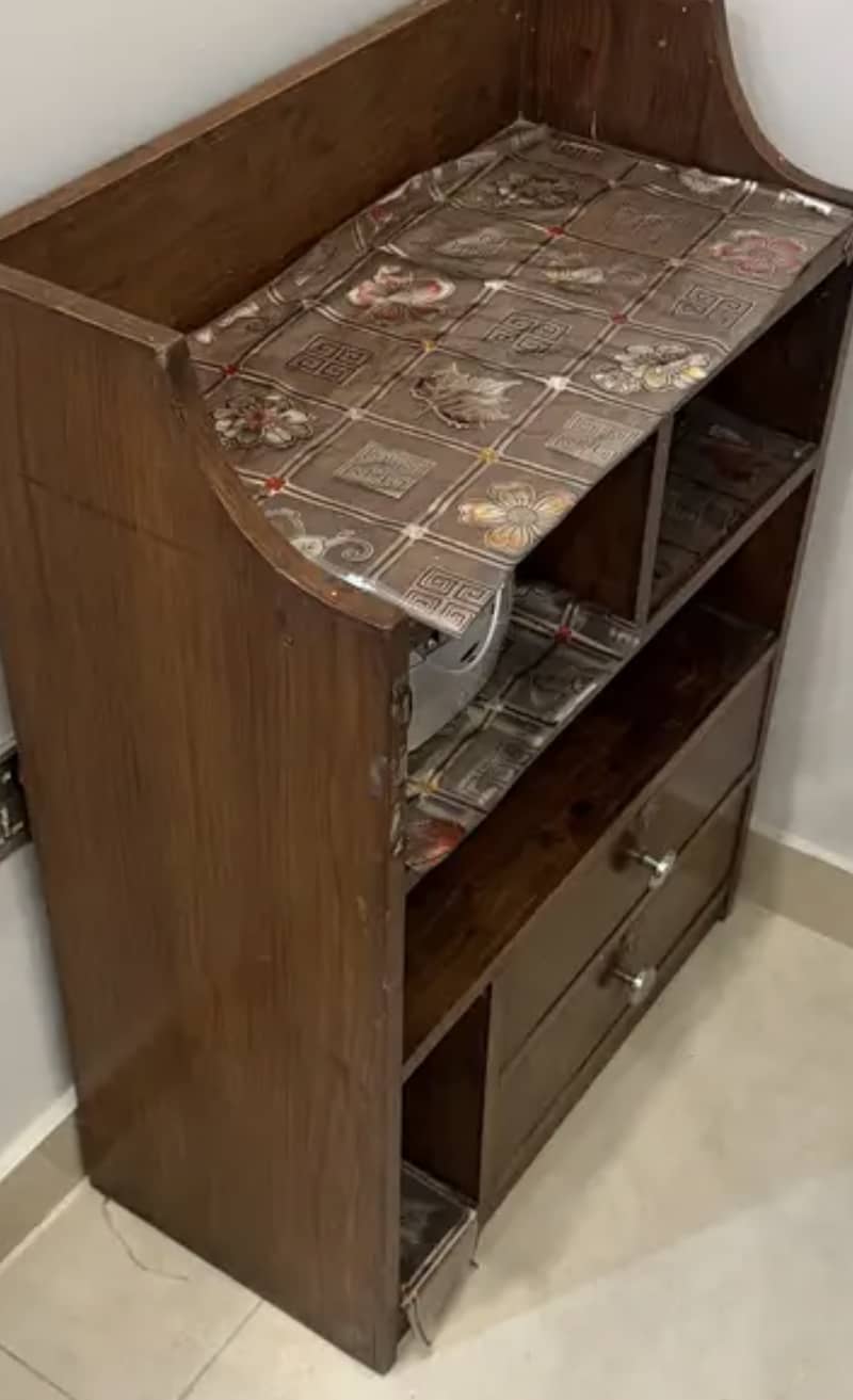 Bed with side table 4