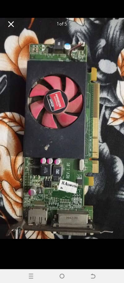 AMD Radeon graphic Card 1gb