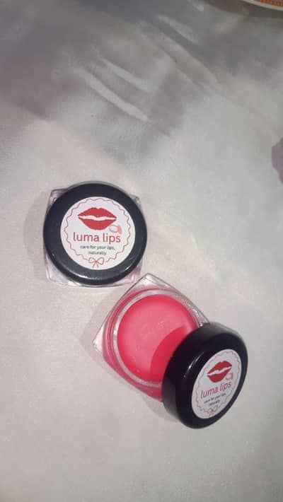 handmade organic tinted lip balm-- delivery available