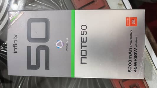 Infinix note 50 New condition